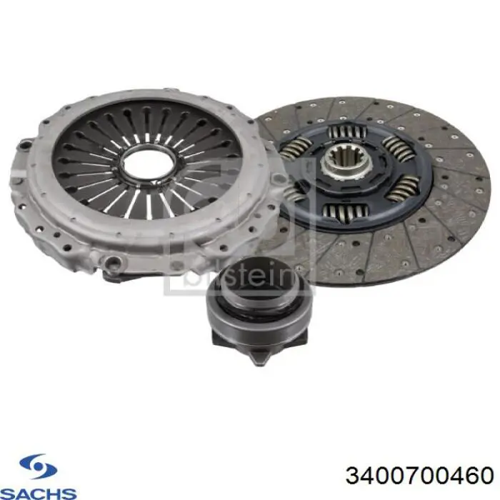 3400700460 Sachs Kit de embraiagem (3 peças)