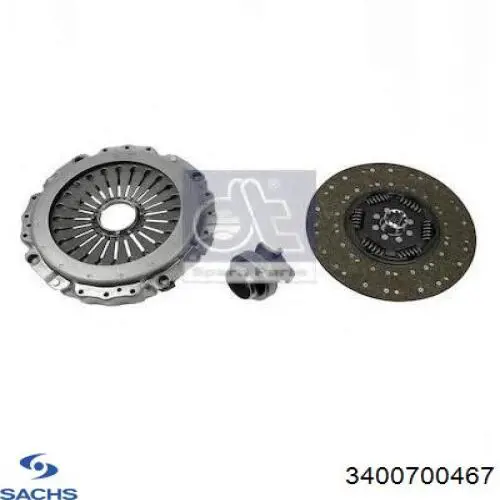3400700467 Sachs Kit de embraiagem (3 peças)