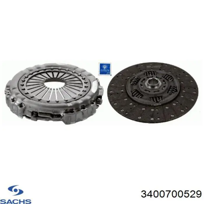 3400700529 Sachs Kit de embraiagem (3 peças)