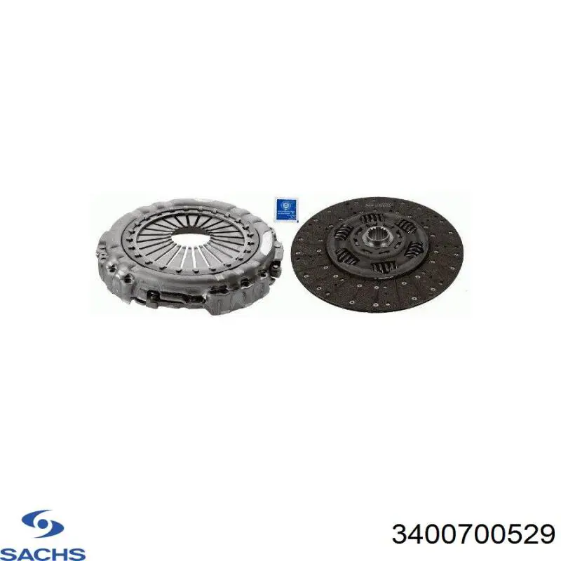 Kit de embraiagem (3 peças) Sachs 3400700529 preço, a partir de 1411,62 USD