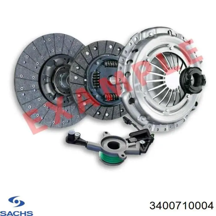 3400710004 Sachs Kit de embraiagem (3 peças)