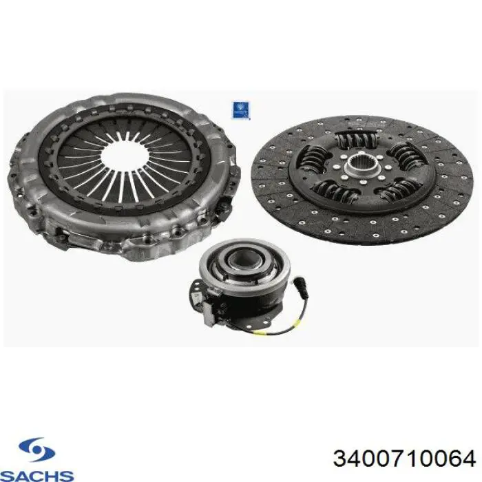 3400710064 Sachs Kit de embraiagem (3 peças)