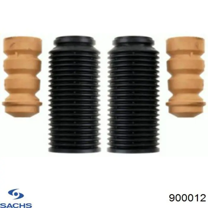 Compre 900012 Sachs Pára-choque (grade de proteção) de amortecedor dianteiro + bota de proteção