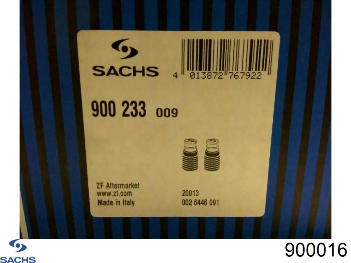 Compre 900016 Sachs Pára-choque (grade de proteção) de amortecedor dianteiro + bota de proteção