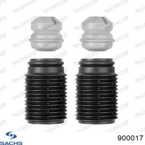 Compre 900017 Sachs Pára-choque (grade de proteção) de amortecedor dianteiro + bota de proteção