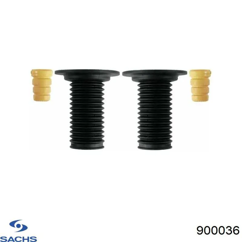 Compre 900036 Sachs Pára-choque (grade de proteção) de amortecedor dianteiro + bota de proteção