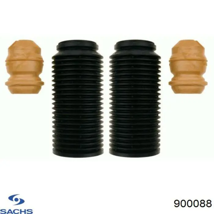 Compre 900088 Sachs Pára-choque (grade de proteção) de amortecedor dianteiro + bota de proteção