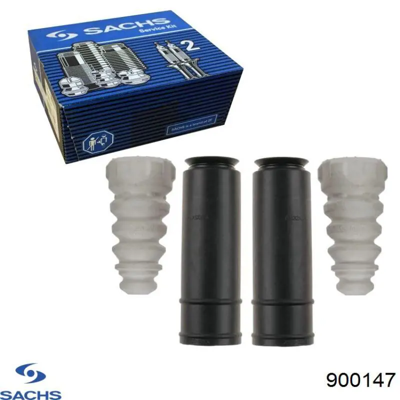 Compre 900147 Sachs Pára-choque (grade de proteção) de amortecedor traseiro + bota de proteção