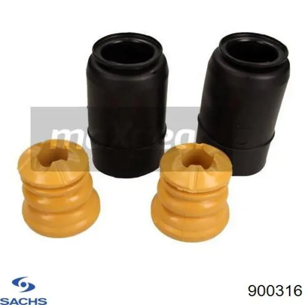 900316 Sachs Pára-choque (grade de proteção) de amortecedor traseiro + bota de proteção