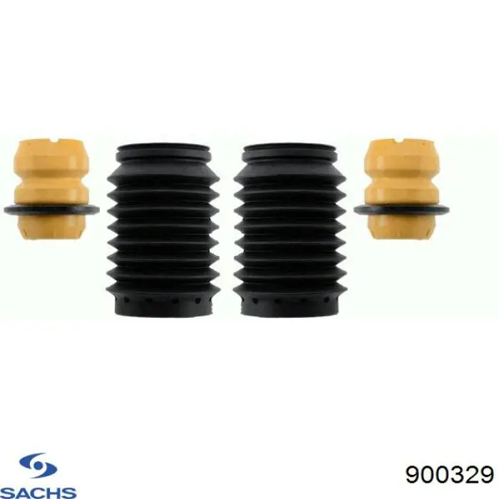 900329 Sachs Pára-choque (grade de proteção) de amortecedor dianteiro + bota de proteção