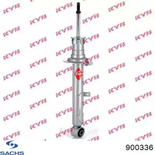 900336 Sachs Pára-choque (grade de proteção) de amortecedor dianteiro + bota de proteção
