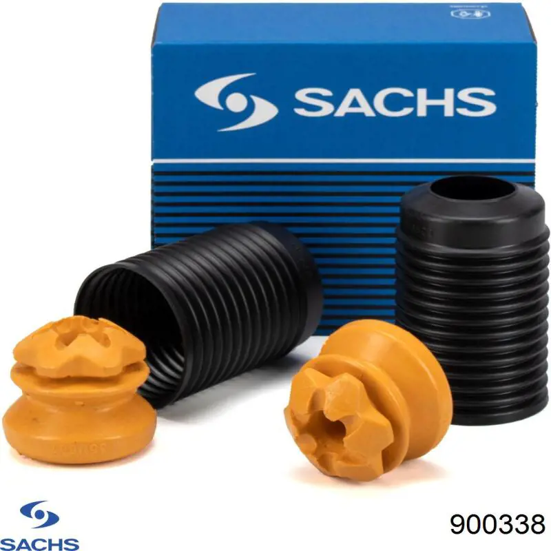 900338 Sachs Pára-choque (grade de proteção) de amortecedor traseiro + bota de proteção