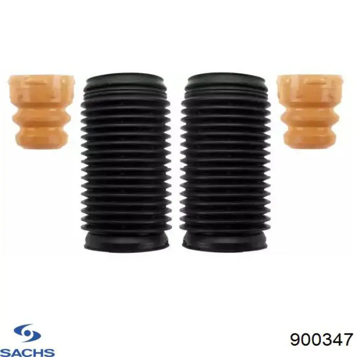 900347 Sachs Pára-choque (grade de proteção) de amortecedor dianteiro + bota de proteção