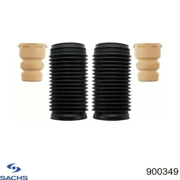 900349 Sachs Pára-choque (grade de proteção) de amortecedor dianteiro + bota de proteção