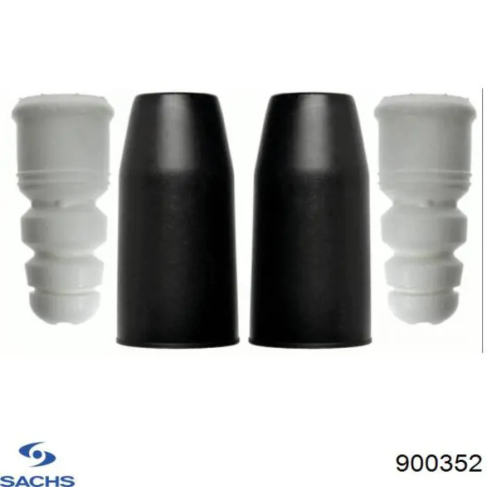 900352 Sachs Pára-choque (grade de proteção) de amortecedor traseiro + bota de proteção