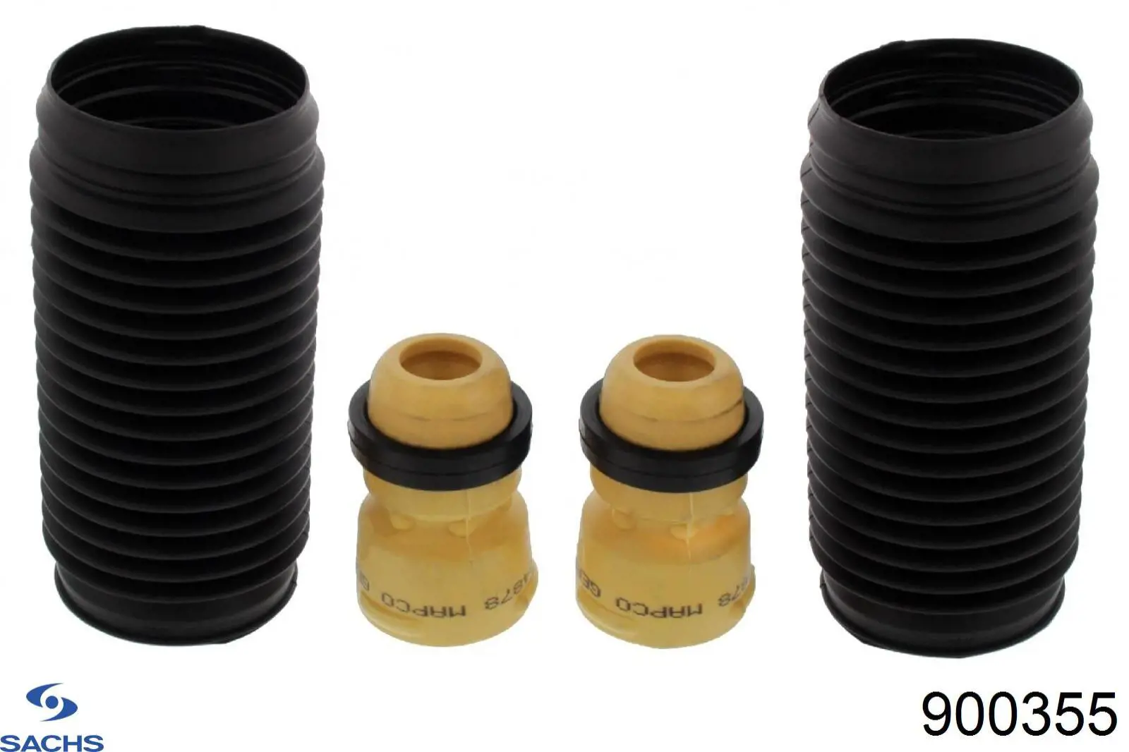 900355 Sachs Pára-choque (grade de proteção) de amortecedor dianteiro + bota de proteção