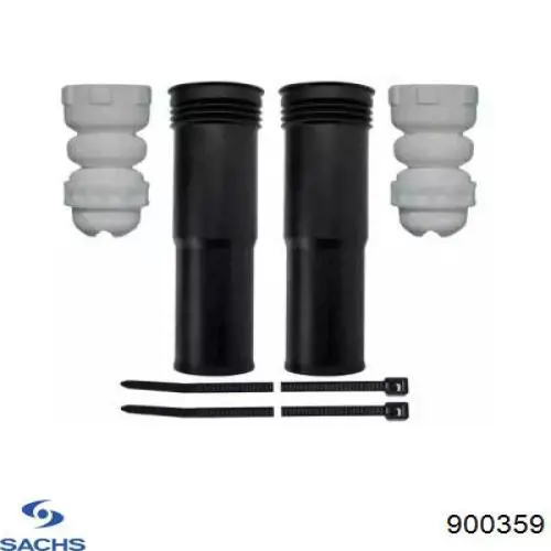 900359 Sachs Pára-choque (grade de proteção) de amortecedor traseiro + bota de proteção