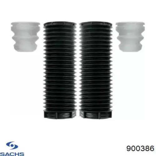 900386 Sachs Pára-choque (grade de proteção) de amortecedor dianteiro + bota de proteção