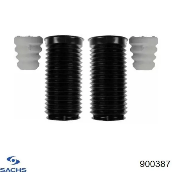 900387 Sachs Pára-choque (grade de proteção) de amortecedor dianteiro + bota de proteção