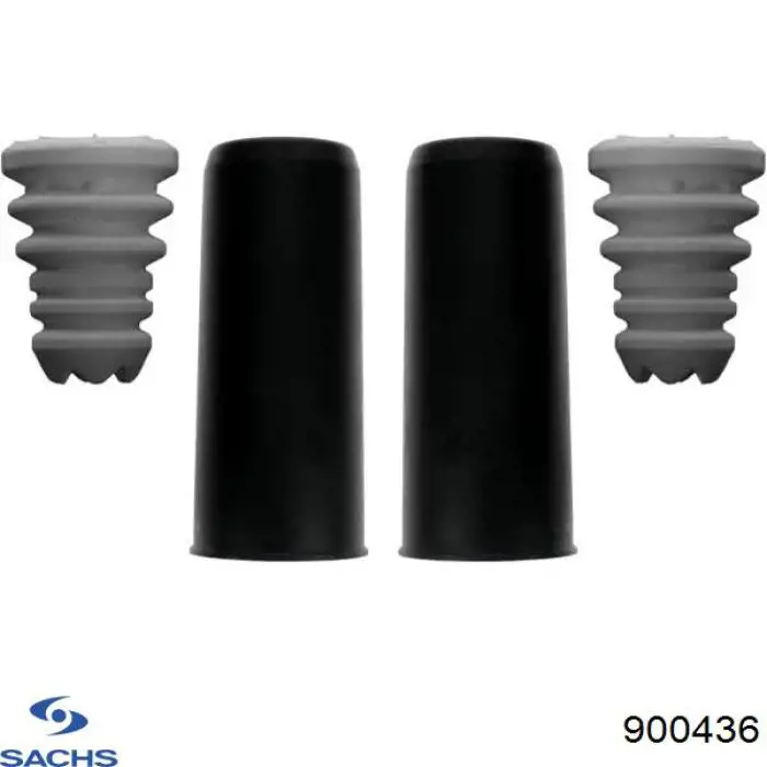 900436 Sachs Pára-choque (grade de proteção) de amortecedor traseiro + bota de proteção