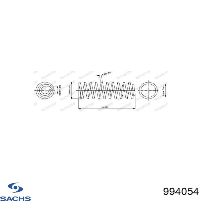 Compre 994054 Sachs Mola traseira
