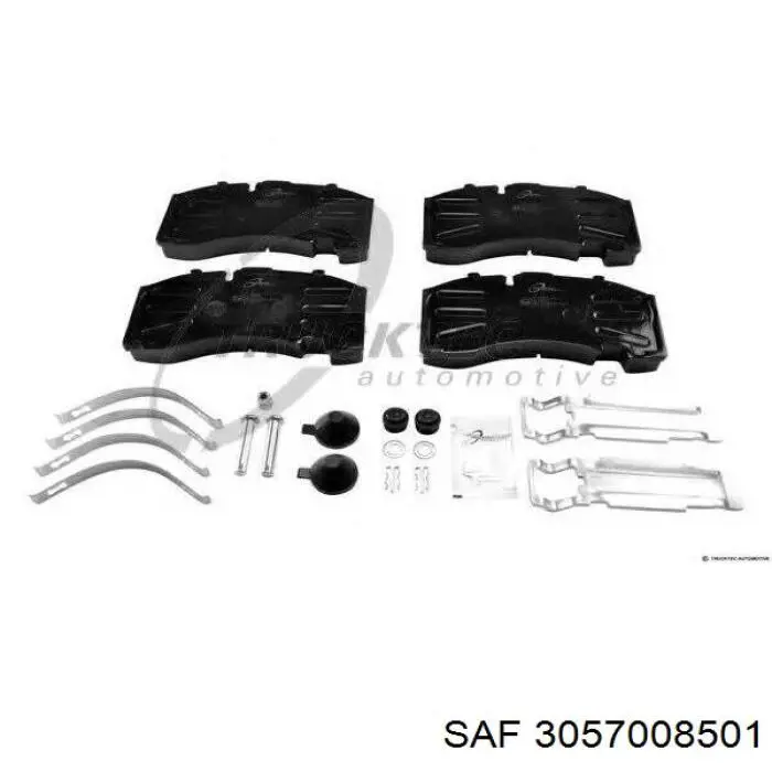 3057008501 SAF Sapatas do freio traseiras de disco
