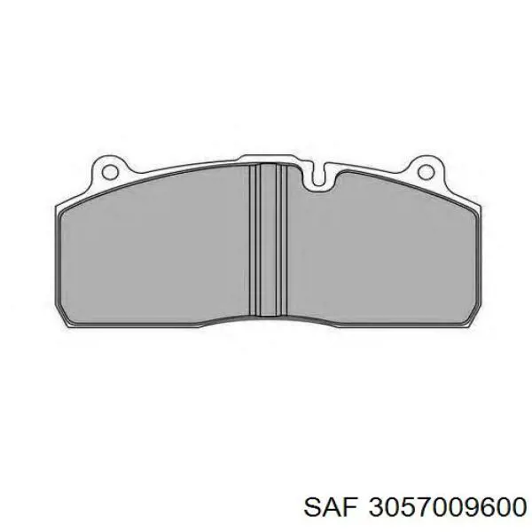 Compre 3057009600 SAF Sapatas do freio dianteiras de disco