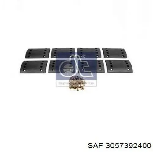 Placa sobreposta do freio traseira (TRUCK) SAF 3057392400