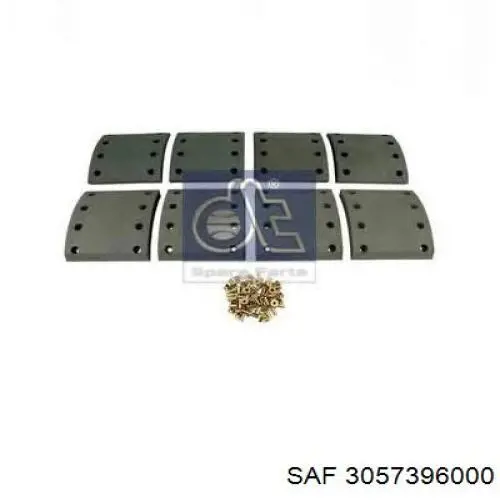 Compre 3057396000 SAF Placa sobreposta do freio traseira (TRUCK)