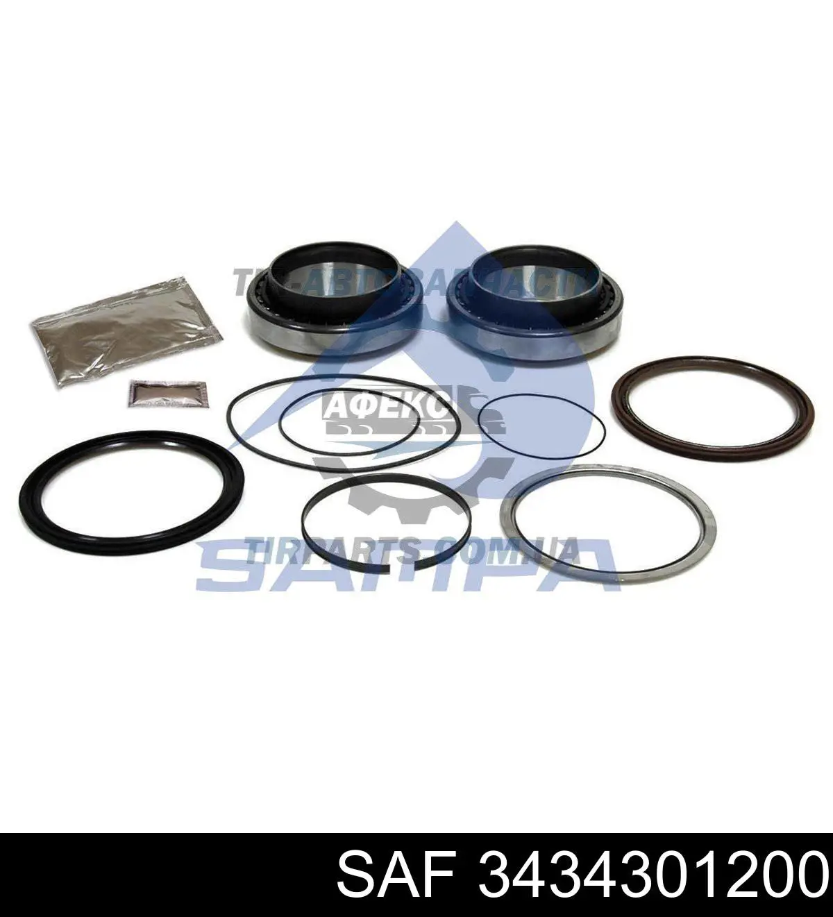Rolamento de cubo dianteiro SAF 3434301200 preço, a partir de 284,88 USD
