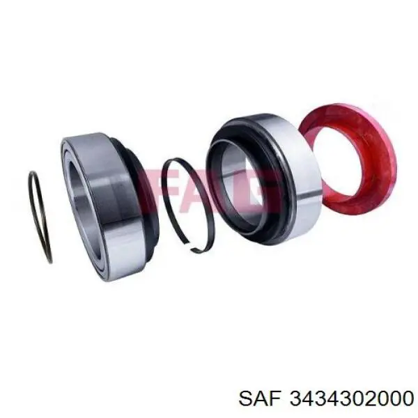 3434302000 SAF Rolamento de cubo dianteiro/traseiro