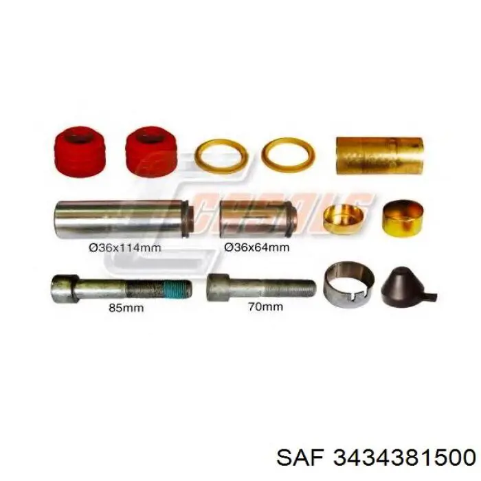 Kit de reparação de suporte do freio traseiro K108002K50 Knorr-bremse