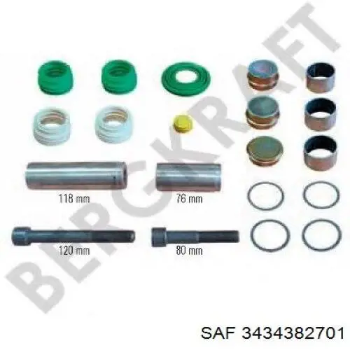 3434382701 SAF Kit de reparação de suporte do freio dianteiro