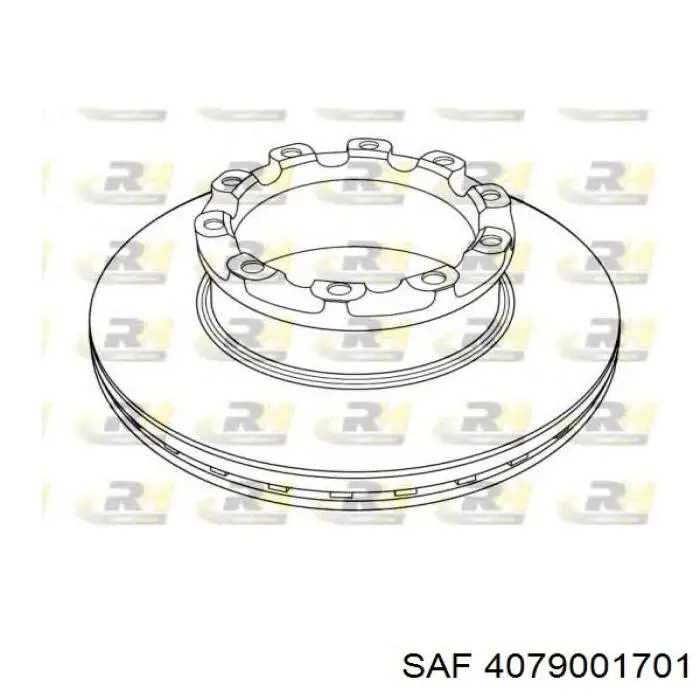 Compre 4079001751 SAF Disco do freio traseiro