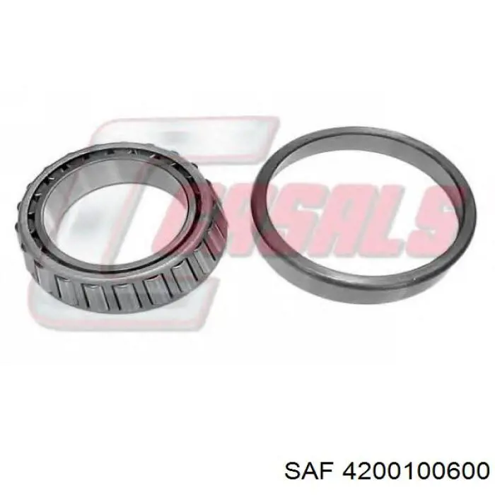 Rolamento de cubo traseiro SAF 4200100600
