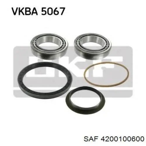 4200100600 SAF Rolamento de cubo traseiro