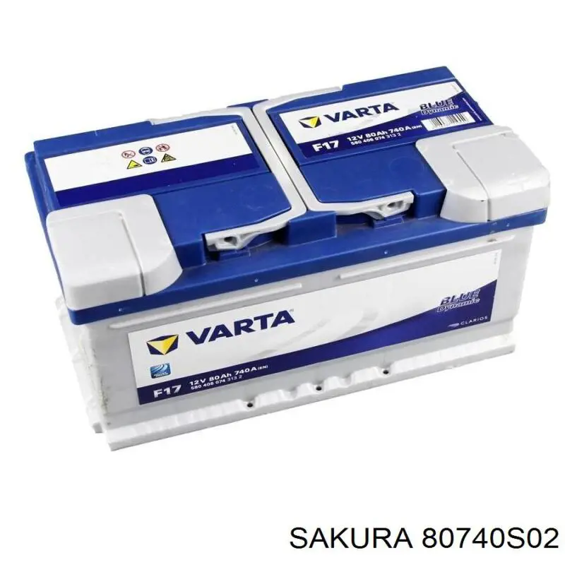Bateria recarregável (PILHA) B580406074 Varta