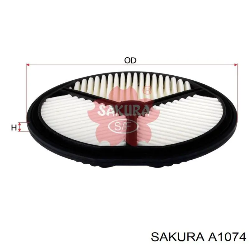 Filtro de ar Sakura A1074 preço, a partir de 11,41 USD