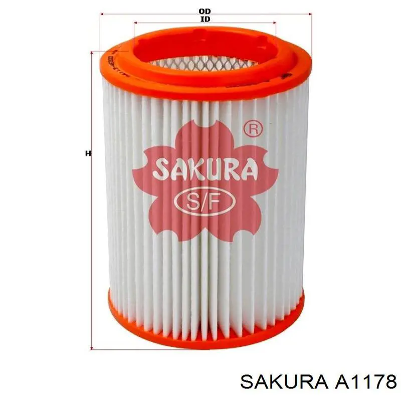 Compre A1178 Sakura Filtro de ar