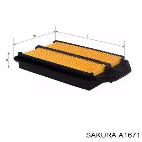Filtro de ar Sakura A1671 preço, a partir de 11,42 USD