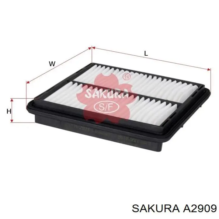 A2909 Sakura Filtro de ar