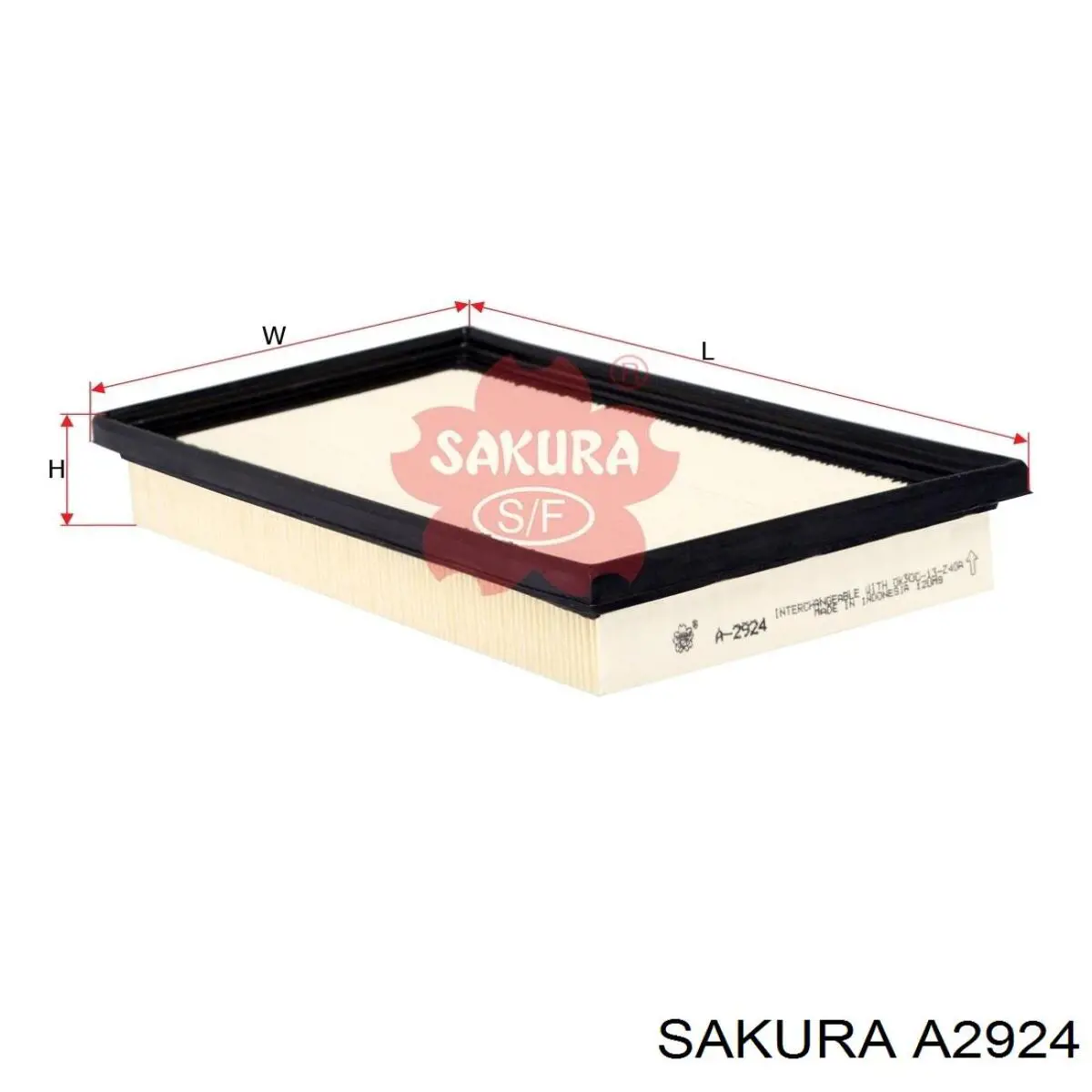 A2924 Sakura Filtro de ar