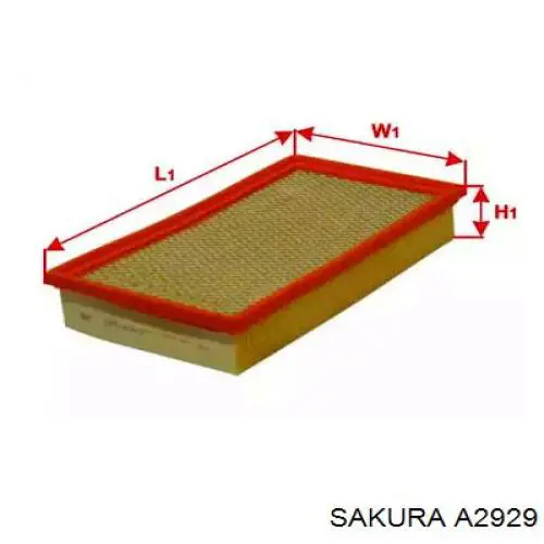 Filtro de ar Sakura A2929 preço, a partir de 15,46 USD