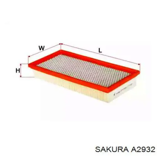 A2932 Sakura Filtro de ar