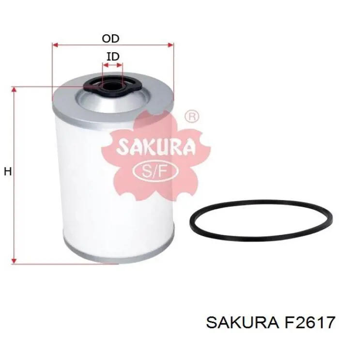 Filtro de combustível Sakura F2617 preço, a partir de 7,85 USD
