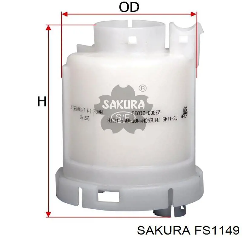 Filtro de combustível Sakura FS1149 preço, a partir de 24,23 USD