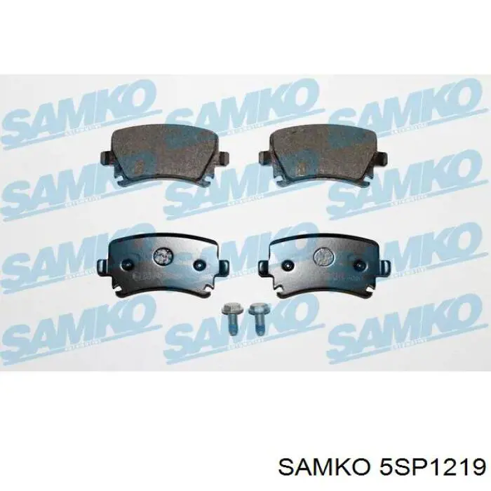 5SP1219 Samko Sapatas do freio traseiras de disco