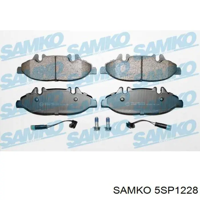 5SP1228 Samko Sapatas do freio dianteiras de disco