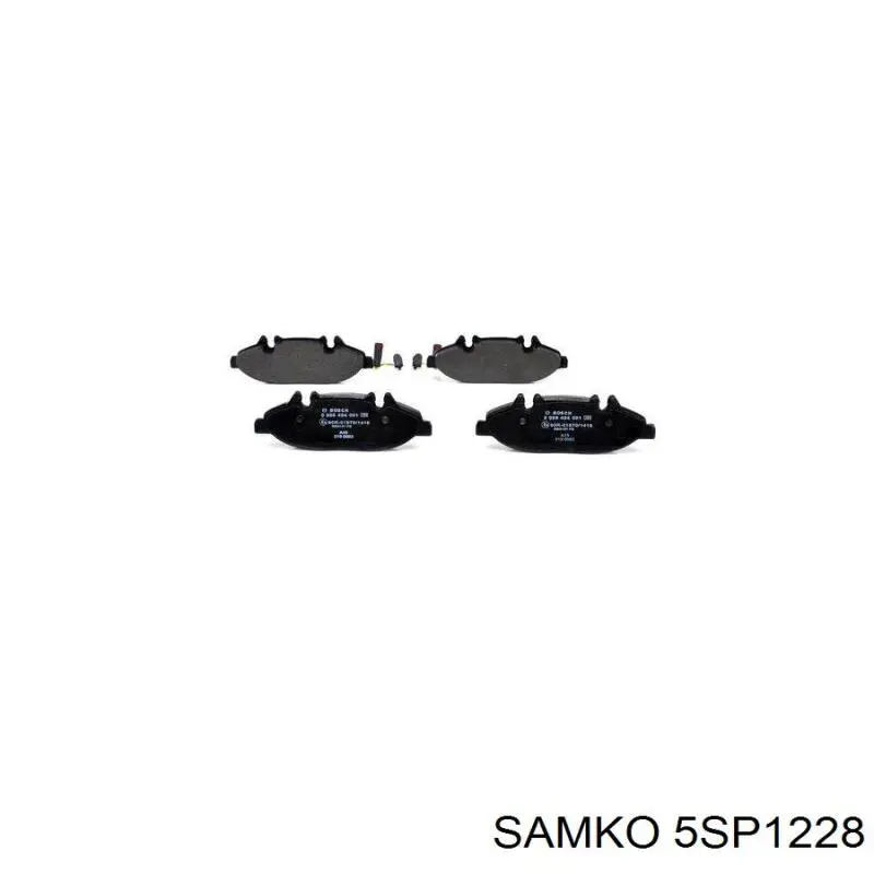 Compre 5SP1228 Samko Sapatas do freio dianteiras de disco