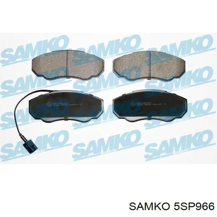 5SP966 Samko Sapatas do freio dianteiras de disco
